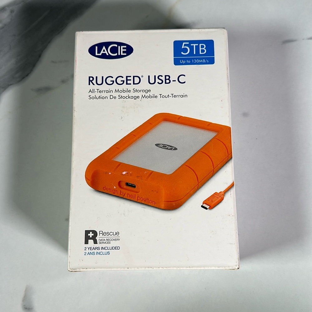 Lacie rugged usb-c 5tb